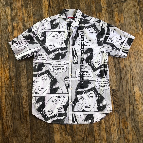 thrasher button up